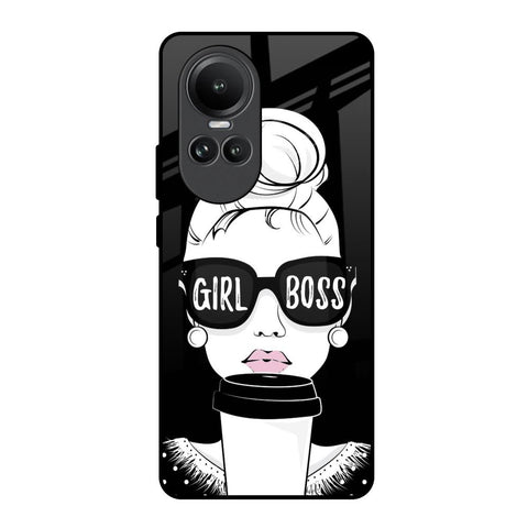 Girl Boss Oppo Reno10 5G Glass Back Cover Online
