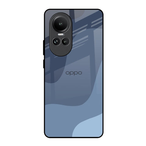 Navy Blue Ombre Oppo Reno10 5G Glass Back Cover Online