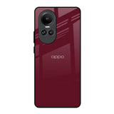 Classic Burgundy Oppo Reno10 5G Glass Back Cover Online