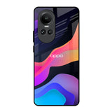 Colorful Fluid Oppo Reno10 5G Glass Back Cover Online