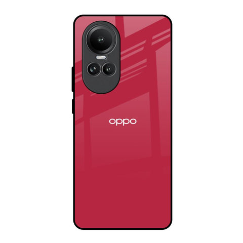 Solo Maroon Oppo Reno10 5G Glass Back Cover Online