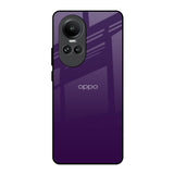 Dark Purple Oppo Reno10 5G Glass Back Cover Online