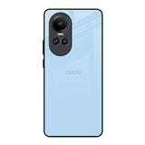 Pastel Sky Blue Oppo Reno10 5G Glass Back Cover Online