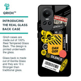 Danger Signs Glass Case for Oppo Reno10 5G