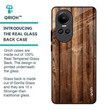 Timber Printed Glass Case for Oppo Reno10 5G