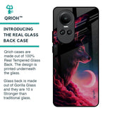 Moon Wolf Glass Case for Oppo Reno10 5G