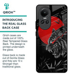 Red Moon Tiger Glass Case for Oppo Reno10 5G