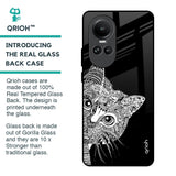 Kitten Mandala Glass Case for Oppo Reno10 5G