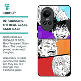 Anime Sketch Glass Case for Oppo Reno10 5G