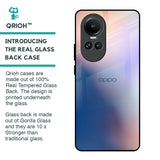 Blue Mauve Gradient Glass Case for Oppo Reno10 5G