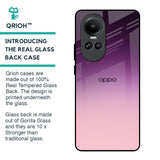 Purple Gradient Glass case for Oppo Reno10 5G