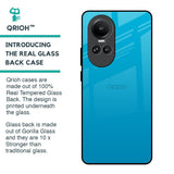 Blue Aqua Glass Case for Oppo Reno10 5G