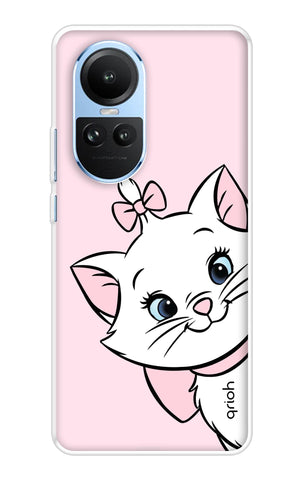 Cute Kitty Oppo Reno10 5G Back Cover