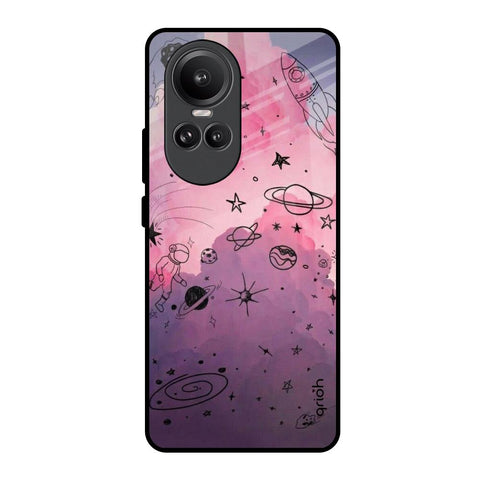 Space Doodles Oppo Reno10 Pro 5G Glass Back Cover Online