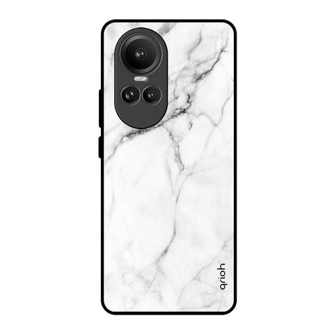 Modern White Marble Oppo Reno10 Pro 5G Glass Back Cover Online