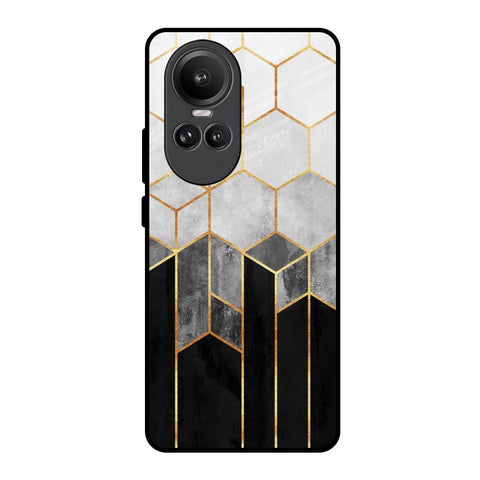 Tricolor Pattern Oppo Reno10 Pro 5G Glass Back Cover Online