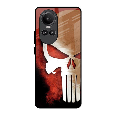 Red Skull Oppo Reno10 Pro 5G Glass Back Cover Online