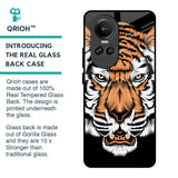 Angry Tiger Glass Case For Oppo Reno10 Pro 5G