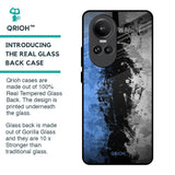 Dark Grunge Glass Case for Oppo Reno10 Pro 5G
