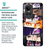 Anime Eyes Glass Case for Oppo Reno10 Pro 5G