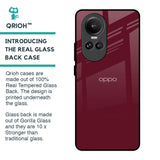 Classic Burgundy Glass Case for Oppo Reno10 Pro 5G