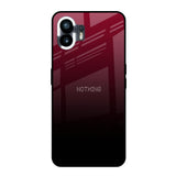 Wine Red Nothing Phone 2 Glass Back Cover Online