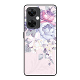 Elegant Floral OnePlus Nord CE 3 5G Glass Back Cover Online