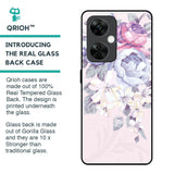 Elegant Floral Glass Case for OnePlus Nord CE 3 5G