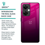 Purple Ombre Pattern Glass Case for OnePlus Nord CE 3 5G