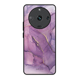 Purple Gold Marble Realme Narzo 60 5G Glass Back Cover Online