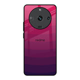 Wavy Pink Pattern Realme Narzo 60 5G Glass Back Cover Online