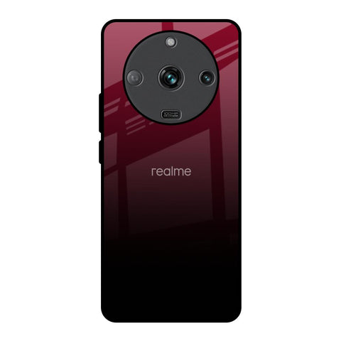 Wine Red Realme Narzo 60 5G Glass Back Cover Online