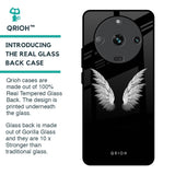 White Angel Wings Glass Case for Realme Narzo 60 5G