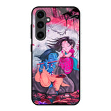 Radha Krishna Art Samsung Galaxy S23 FE 5G Glass Back Cover Online