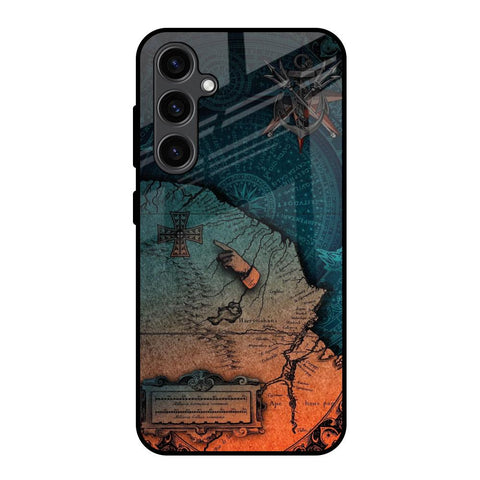 Geographical Map Samsung Galaxy S23 FE 5G Glass Back Cover Online