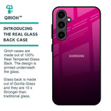 Purple Ombre Pattern Glass Case for Samsung Galaxy S23 FE 5G