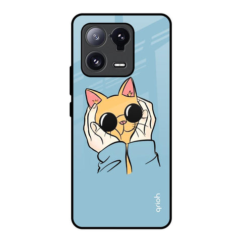 Adorable Cute Kitty Mi 13 Pro Glass Back Cover Online