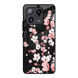 Black Cherry Blossom Mi 13 Pro Glass Back Cover Online