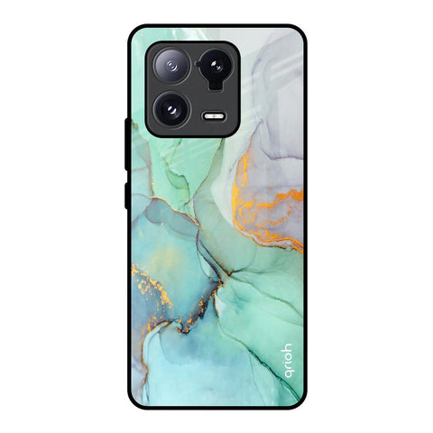 Green Marble Mi 13 Pro Glass Back Cover Online