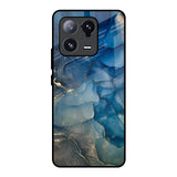 Blue Cool Marble Mi 13 Pro Glass Back Cover Online