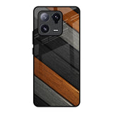 Tri Color Wood Mi 13 Pro Glass Back Cover Online