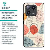 Abstract Faces Glass Case for Mi 13 Pro