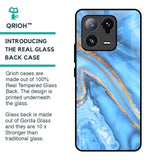 Vibrant Blue Marble Glass Case for Mi 13 Pro