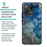 Blue Cool Marble Glass Case for Mi 13 Pro