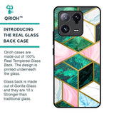 Seamless Green Marble Glass Case for Mi 13 Pro