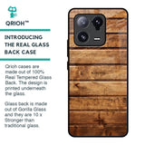 Wooden Planks Glass Case for Mi 13 Pro