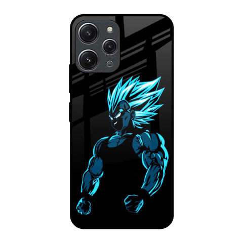 Pumped Up Anime Redmi 12 Glass Back Cover Online