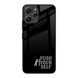 Push Your Self Redmi 12 Glass Back Cover Online