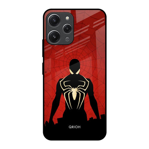 Mighty Superhero Redmi 12 Glass Back Cover Online