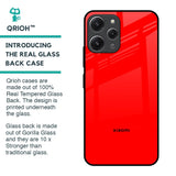 Blood Red Glass Case for Redmi 12